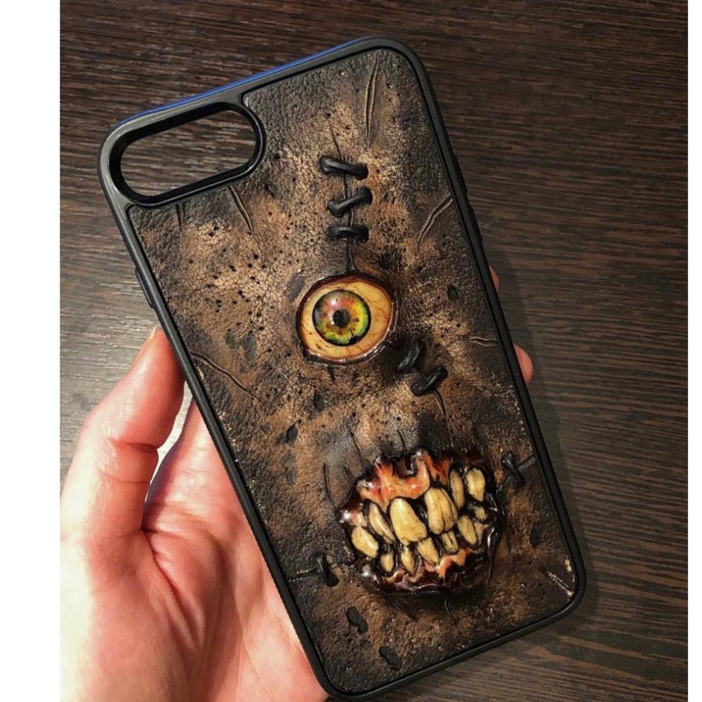 Creepy Iphone x (10) cover 3d horror monster
